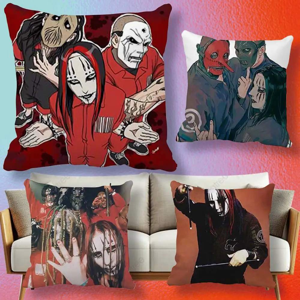 Fashion Band SlIpKNot-T Double-sided printed pillow cover Solid color minimalist pillowcase, fits all bedroom styles