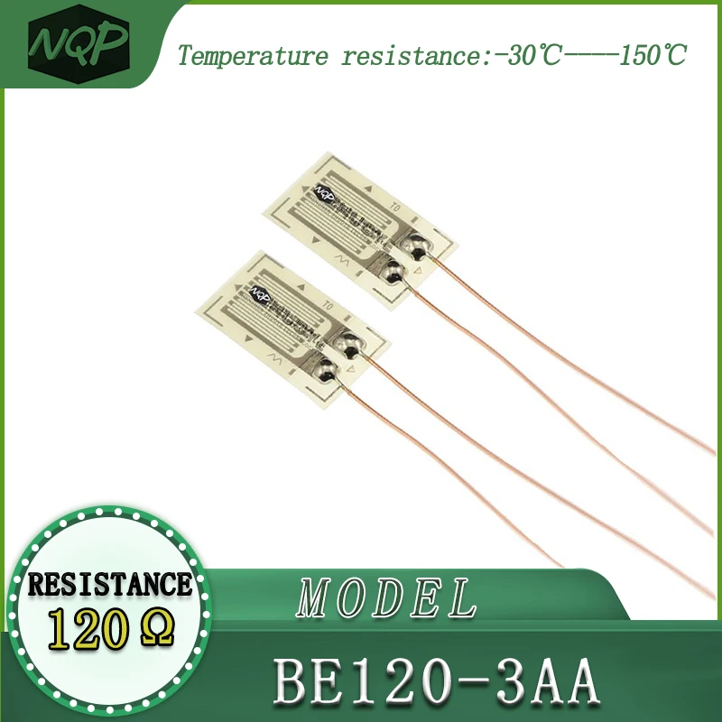 Strain gauge BE120-3AA, high-precision, resistive type, with a resistance value of 120 ohms, used for load cells.