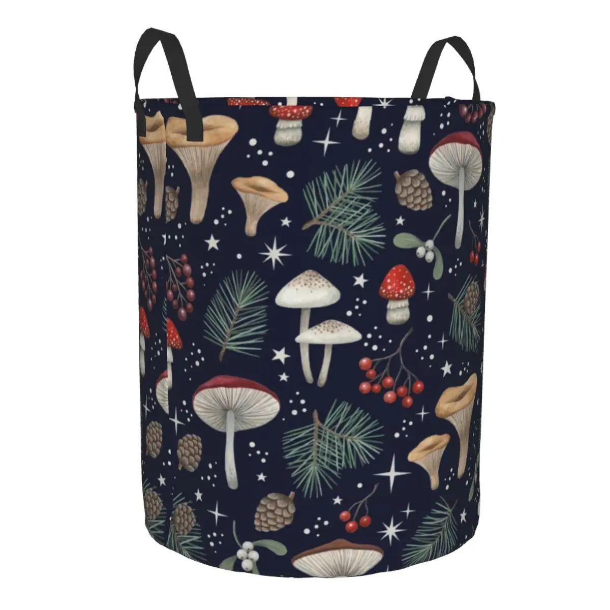 Winter Forest Laundry Hamper Large Clothes Storage Basket Psychedelic Magic Toys Bin Organizer for Boy Girl