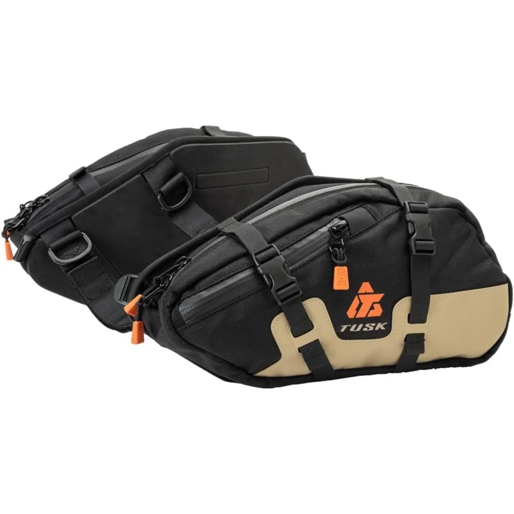 traverse pannier bags base system black/tan