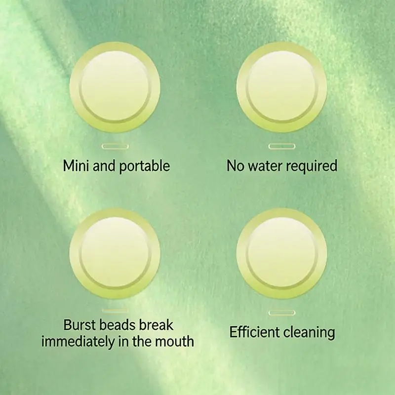 New Disposable Mouthwash Toothbrush Convenient Multi-functional Refreshing No-rinse Mini Travel Toothbrush