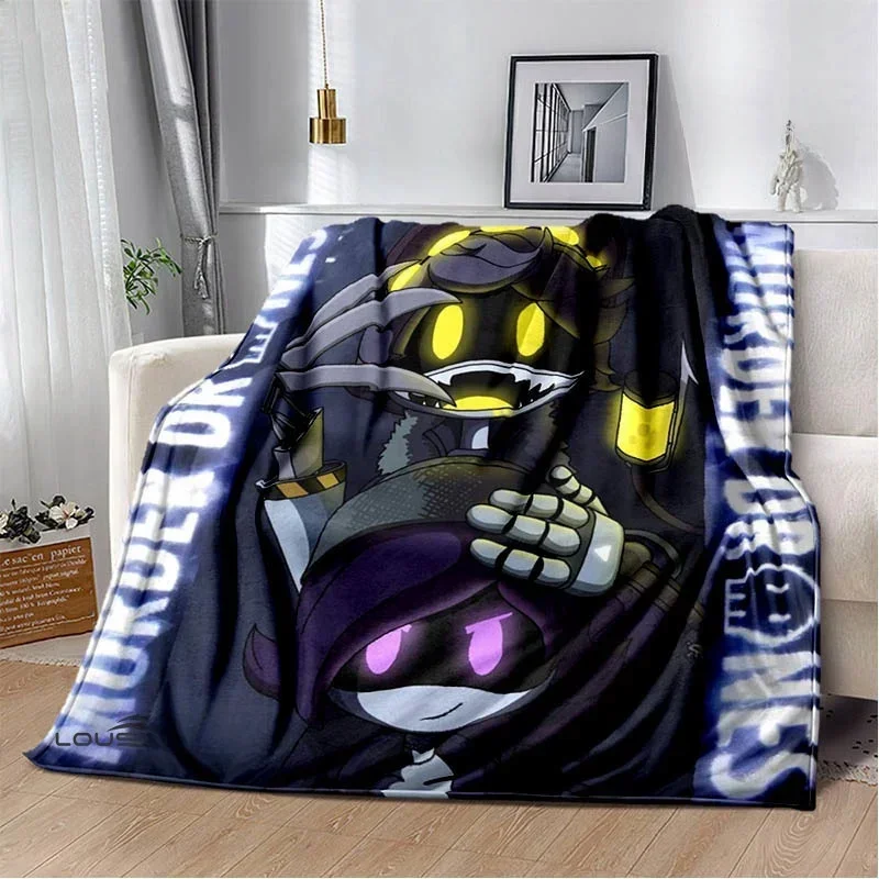2026 Murder-Drones Cartoon HD Printed Blanket Flannel Warm Blankets Soft And Comfortable Blanket Bed Linings Cubre Cama Birthday