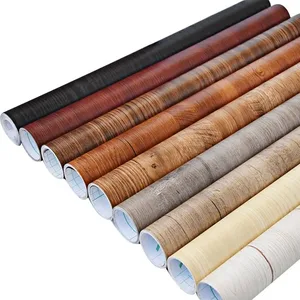 Wasserdichte PVC -Tapete, Holzmasken, DIY -Wohnkultur, Zimmer, Garderobe, Schränke, 40 cm x 5 m 10 Hauptverkaufsaufkleber Holztür - №2