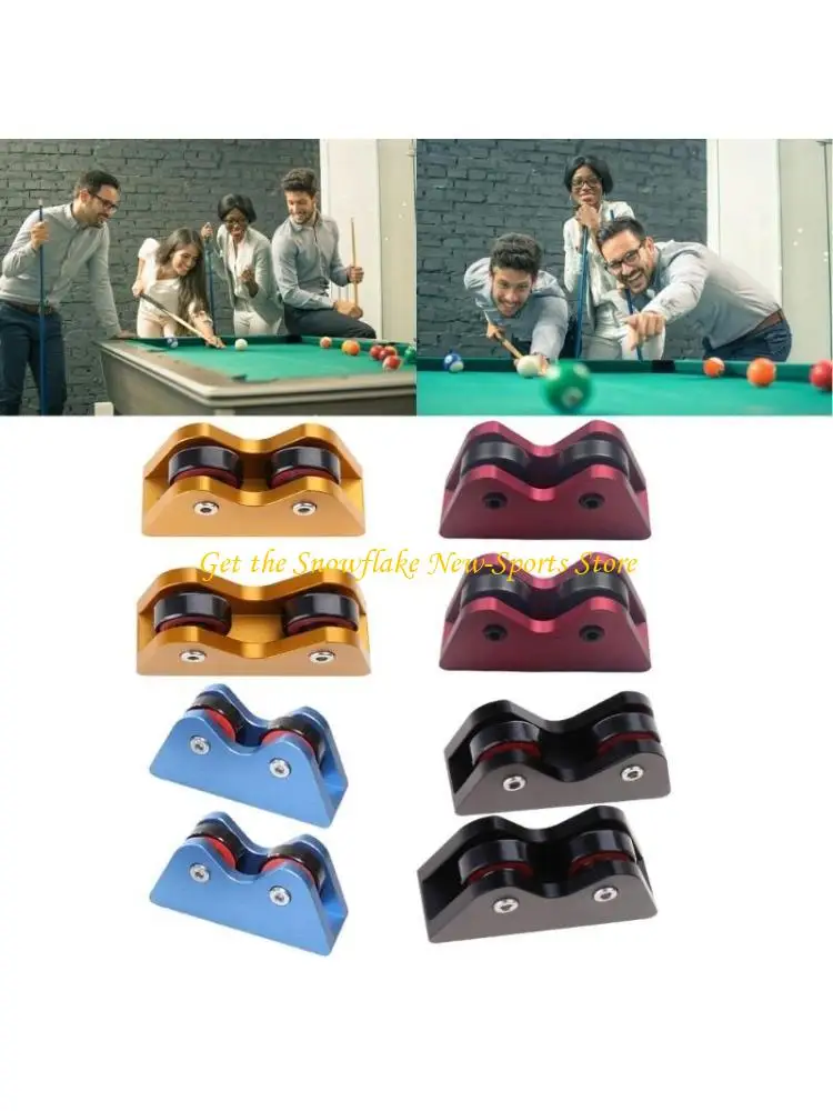 

E56D 1 Pair Pool Billiard Cue Snooker Club Roller Straightness Detector Inspect Tool Pool Billiard Cue Straightness Checker