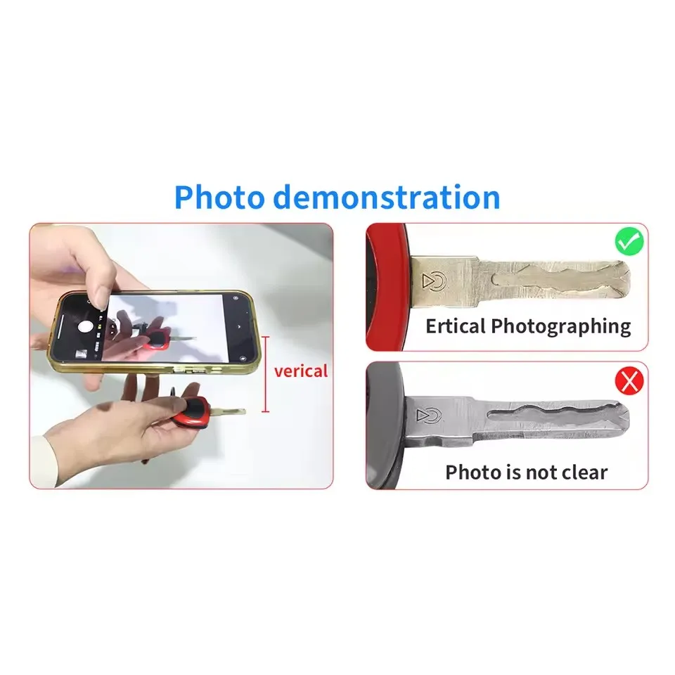 Precision CNC Key Blade Cutting with Photo Scan Recognition Compatible Multiple Types for Automotive Perfect Match