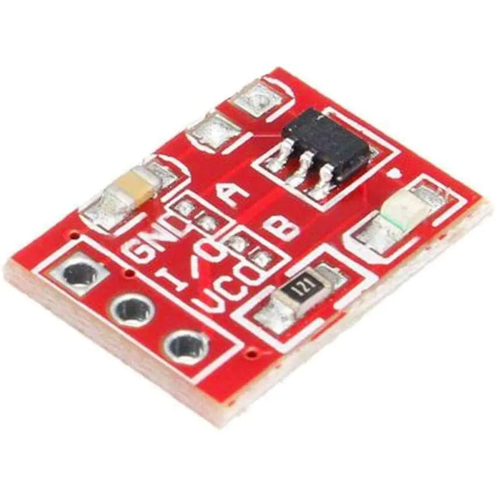 100Pcs TTP223 Capacitieve Touch Schakelaar Knop Sensor Module Single Channel Zelfsluitende/No-Locking Wijzigt Sensor Voor arduino