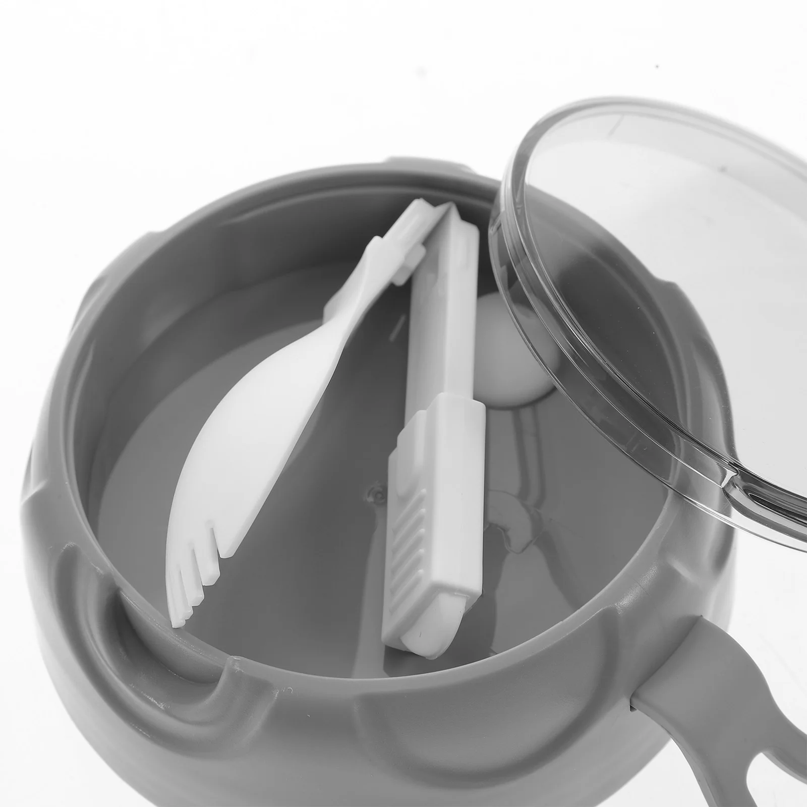 

1 Set Of 500Ml Portable Breakfast Cup Leakproof Food Container For Oatmeal Cereal Soup Microwave Safe Outdoor Travel Office Use