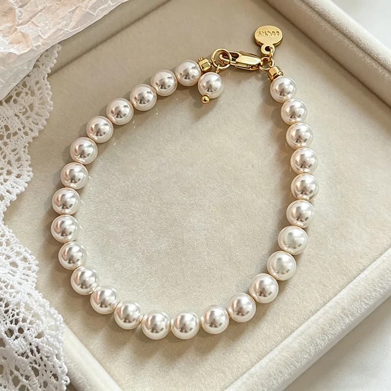 100% Freshwater Pearl Bracelet for Women - Unique Natural Pearl Jewelry, Girls Birthday Gift