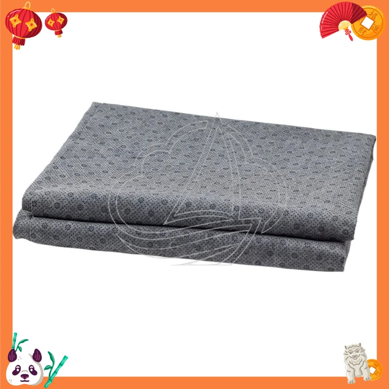 Non Slip Rug Pad Backing Fabric Plum Blossom Pattern Antislip Vinyl Tufting Cloth for Carpet Rug Making