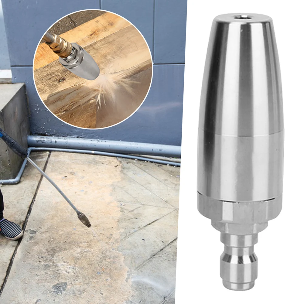 1/4" rotierende Turbodüse, Hochdruckreiniger-Aufsatz, 360° drehbarer Jet-Action, Tiefenreinigung von stark verschmutzten Oberflächen – Detail 4