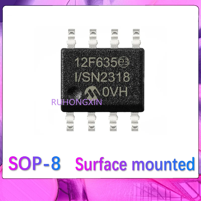 PIC12F635-I/SN SOP-8 Surface mounted 8-bit microcontroller Brand new original imported