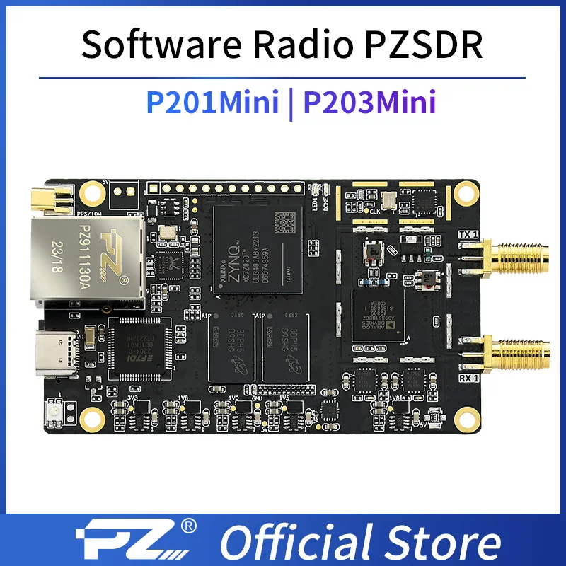 

Программно определяемое радио Puzhi SDR Xilinx ZYNQ 7020 AD9361 AD9363 Pluto Openwifi, демонстрационная плата, передатчик и приемник Mini для дрона