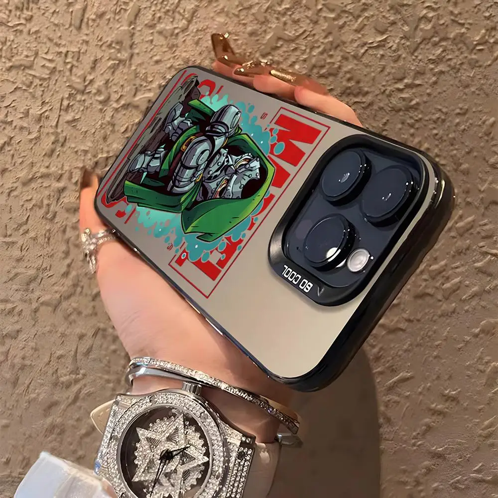 Чехол для телефона Marvel Super Heroes IPhone 15 Pro Max 14 Pro 16 Pro Max 13 11 12 Mini Xs X Xr 7 8 Plus Se Color Silver Cover