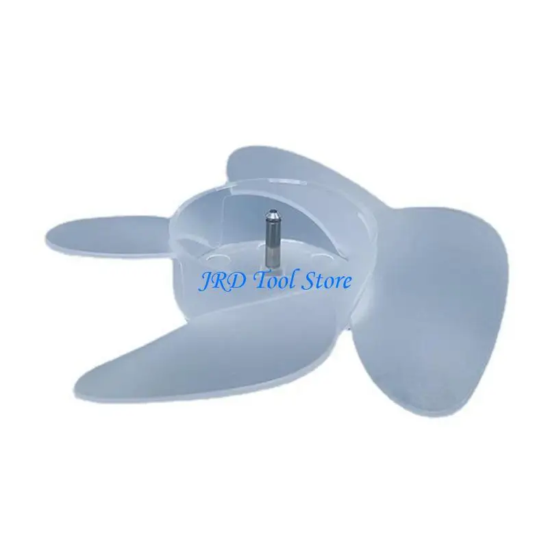 A2UD Quạt nhựa trong suốt của máy sấy tóc Máy sấy toàn bộ động cơ công suất cao Quạt nhựa 4 Lưỡi dao thay thế