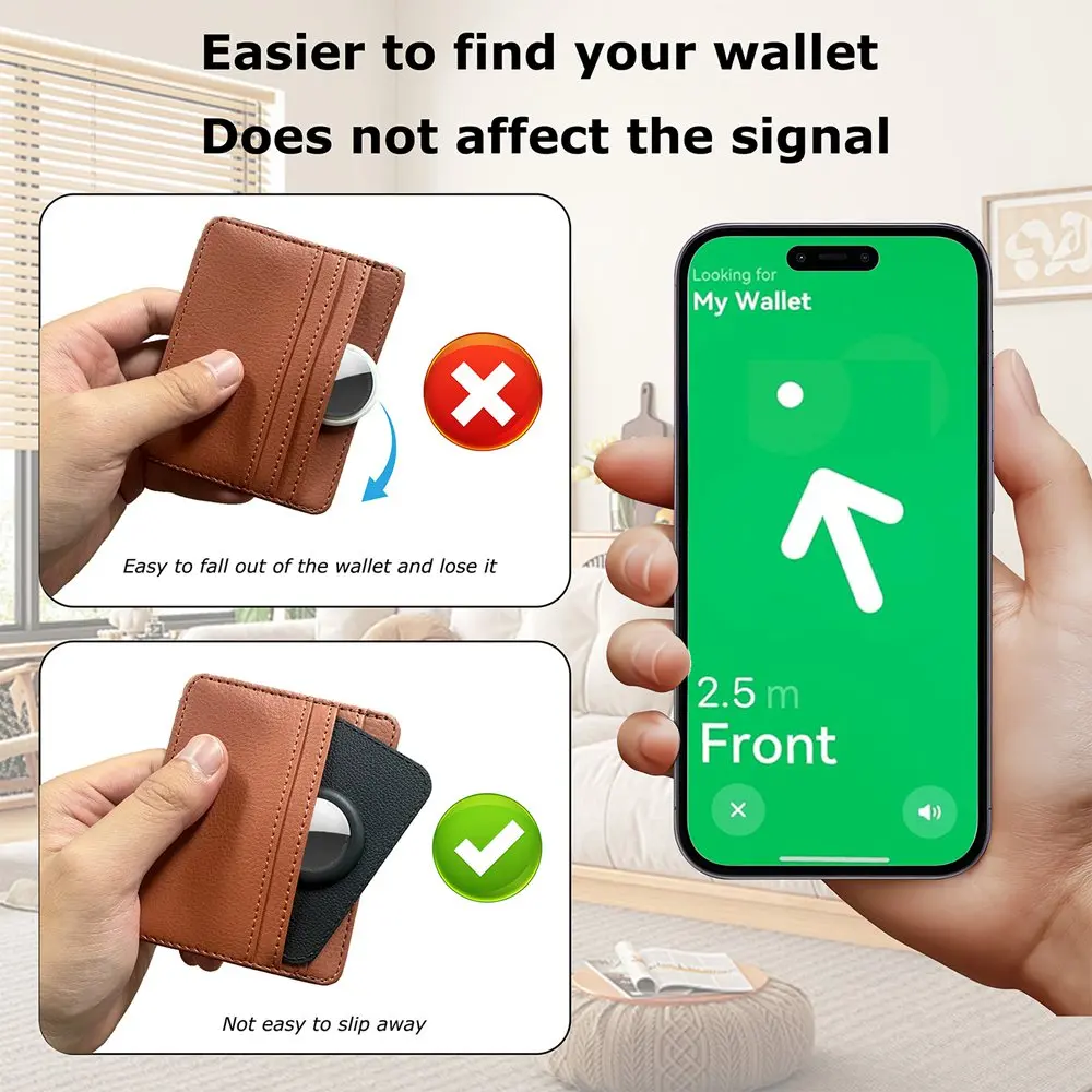 حافظة واقية رفيعة للغاية من مادة TPU لحامل Airtag وحقيبة المفاتيح وحامل بطاقات ومضاد للخسارة وملحقات تعقب علامات الهواء