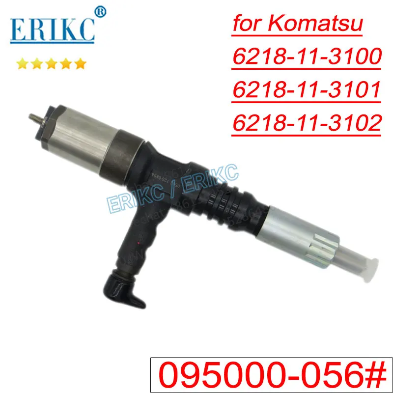 095000-0560 095000-0561 Nozzle 6218-11-3102 DIESEL FUEL INJECTOR ASSY for DENSO KOMATSU 6218-11-3100 6218-11-3101 095000-0567