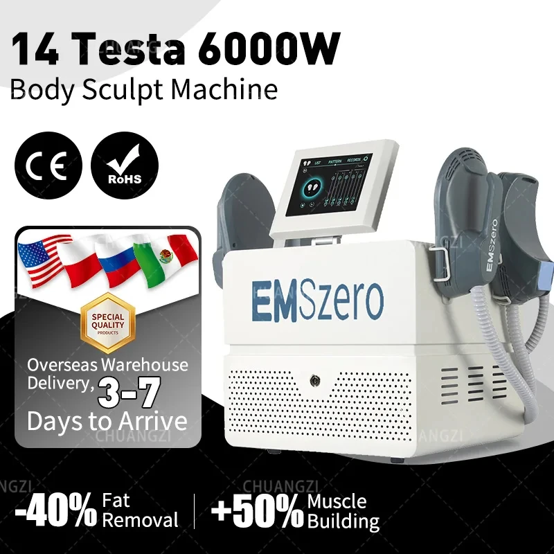 

2024 Emszero 6500w Portable NEO Professional Electromagnetic Stimulation Fitness Equipment Nova Rf Muscle EMS+EMT/RF