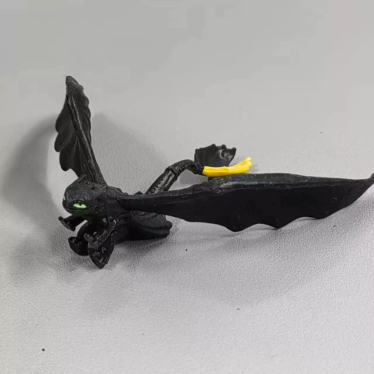 10cm cartoon how to train Night Fury figure toy kids PVC collection black berk dragon model