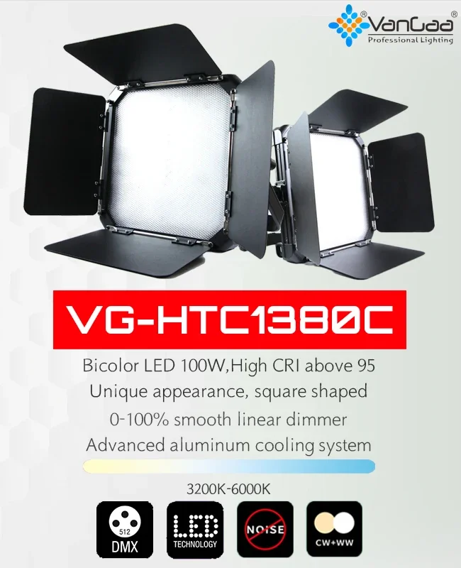 YYHC-200W Complete Studio High Quality LED soft video panel light  Photography Equipment