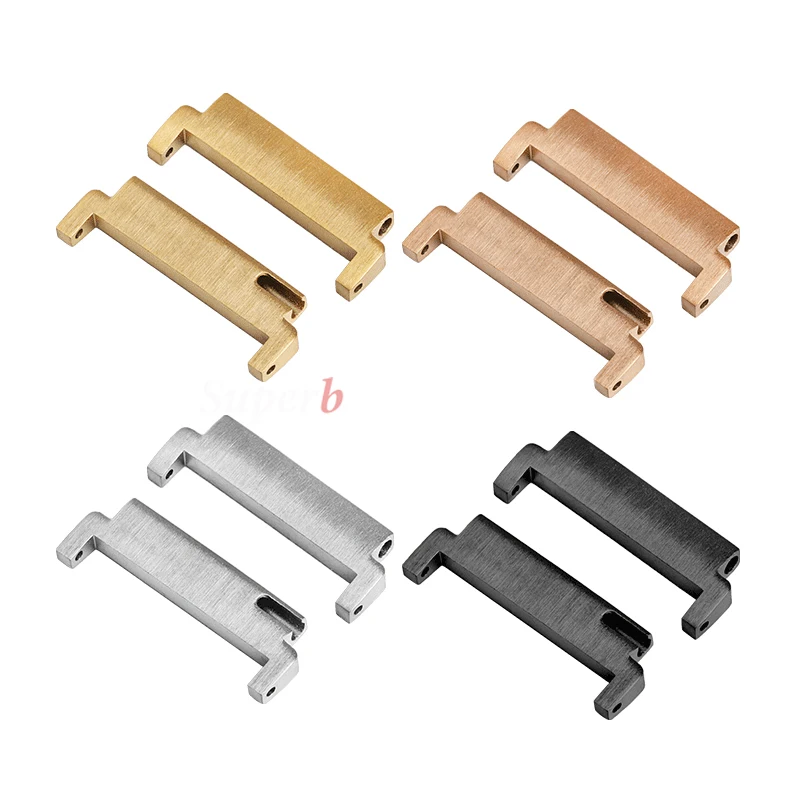 2PCS Quick Release Pins Connectors 18mm to 20mm 22mm, 22mm to 18/20/22mm, 22mm to 22mm Watch Strap Adapter Watch Band Accessorie