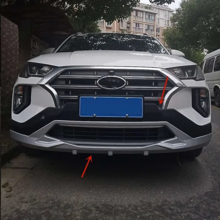 For Hyundai Tucson 2019 High-quality ABS Engineering plastics front and rear bumpers anti-scratch protection car accessories