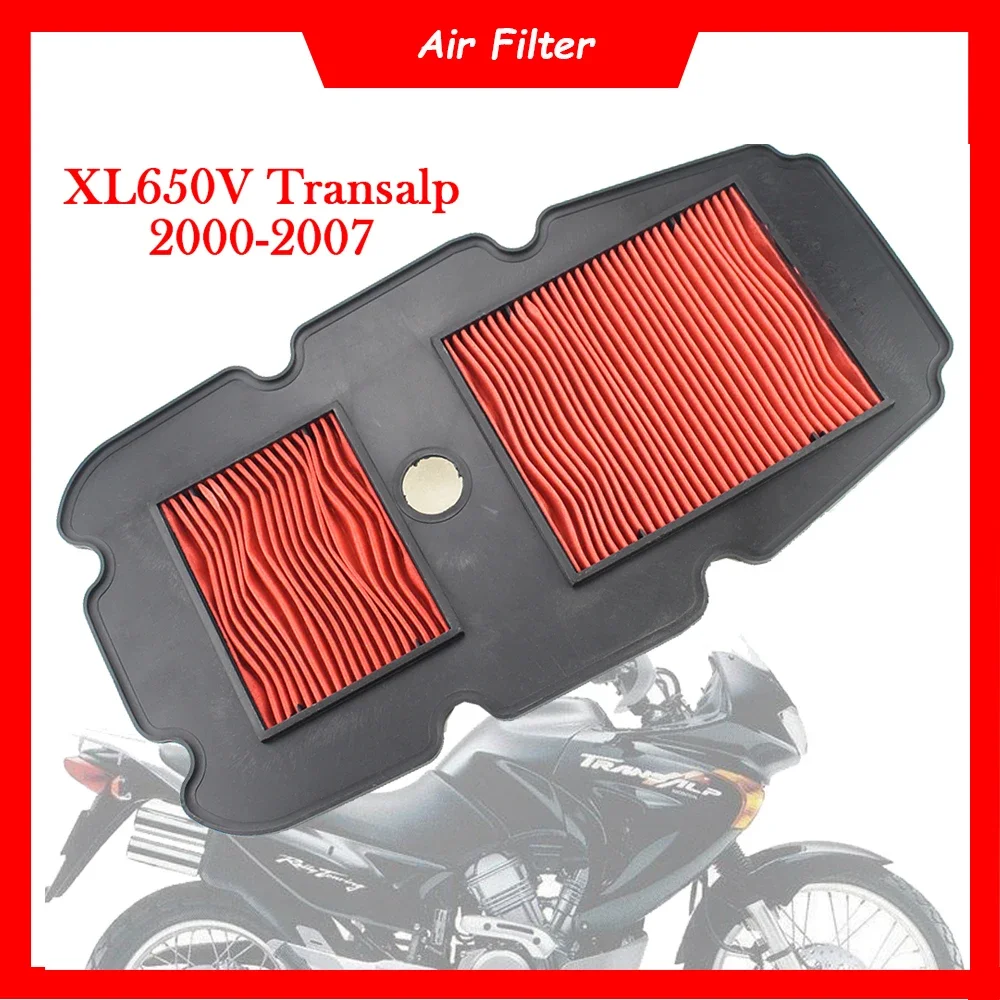 Motorcycle Replacement Engine Air Filter Cleaner 650cc Air Intake Filter Element For Honda XL650V Transalp ABS 2000-2007