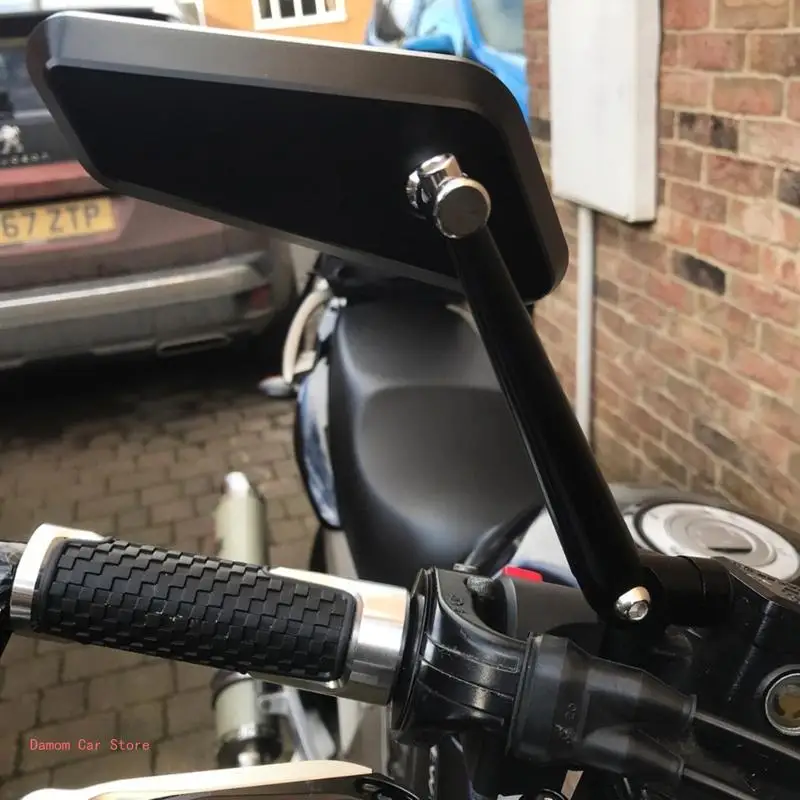 2Pcs/Pair Motorcycle Rearview Mirror Scooter Motocross Rearview Mirrors 8/10mm,Rotate Bike Mirror For E-bike Scooter