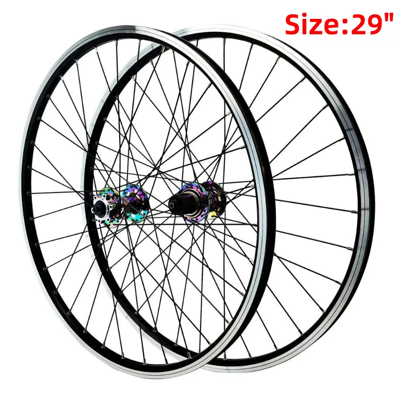 PASAK MTB ホイール 26インチ PASAK 26 27.5 29 Inç MTB çark seti, Disk V Fren QR 32 Delik HG Hub