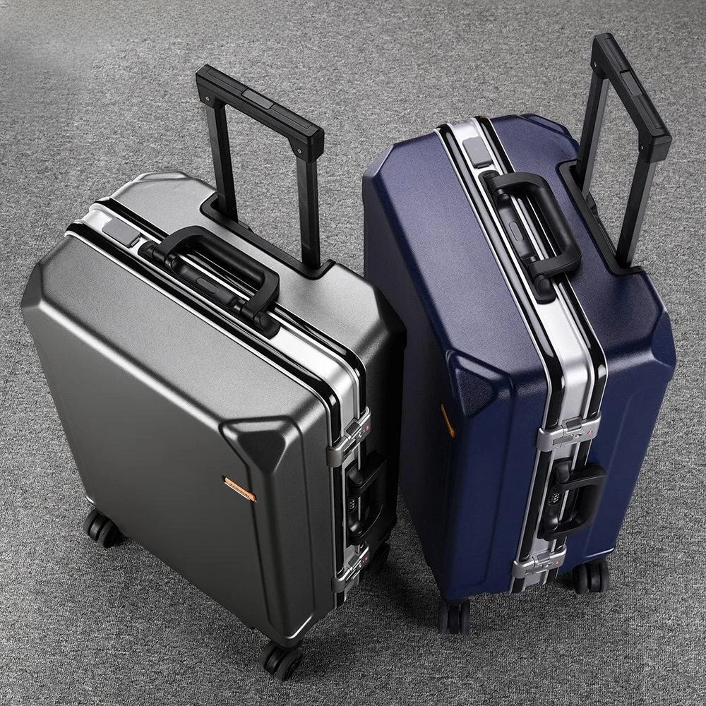 new-lightweight-travel-suitcase-business-capacity-24-in-flight-bag-male-female-student-retro-fashion-zipper-lock-chain-handle