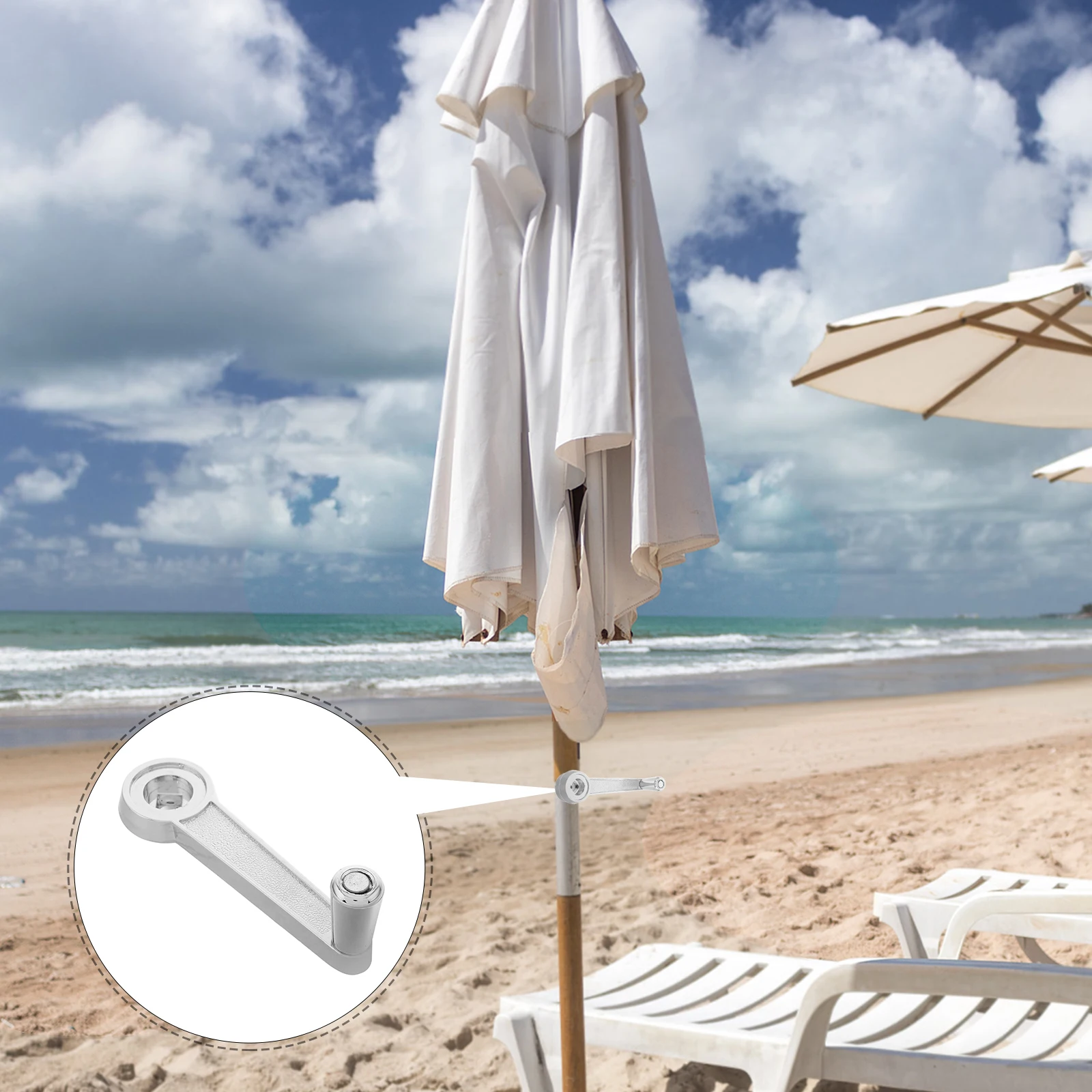 

Adjustable Angle Crank Umbrella Rotary Handle Replacement Parts Outdoor Patio Shade Accessories Garden Umbrella Accessories