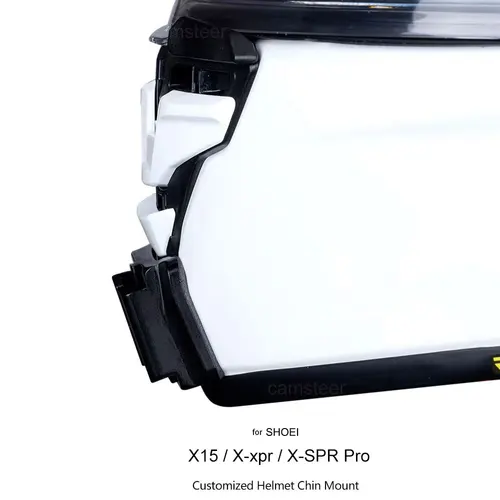 Imagen 2 del producto Para Shoei X15 / X-xpr / X-SPR Pro soporte de barbilla para casco personalizado para GoPro Hero 13 12 11 Insta360 X4 X3 Ace pro2 DJI Action 5Pro 4