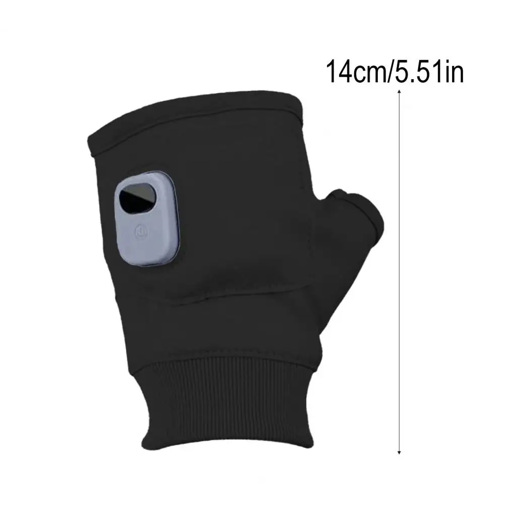 قفازات تسخين كهربائي قابلة لإعادة الشحن، قفازات تسخين حرارية 360 درجة، مقاومة للرياح، شاشة لمس للمشي لمسافات طويلة في الهواء الطلق وركوب الدراجات #2