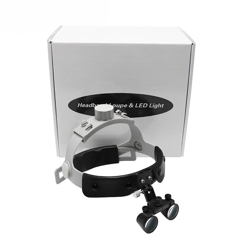 High Quality Dentals Surgery Headband with Loupe 2.5x 3.5x Magnification Dentals Glasses Binocular Medical Loupe Dentists Tools