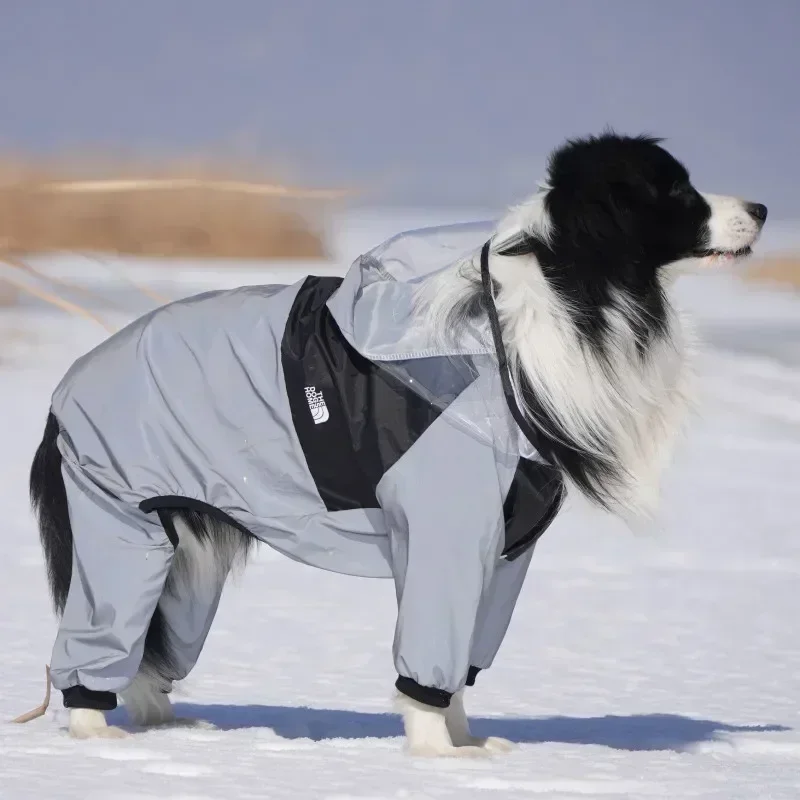 Dog Raincoat Small Big Large Dog Waterproof Clothing Poodle Border Collie Samoyed Husky Labrador Golden Retriever Clothes Outfit