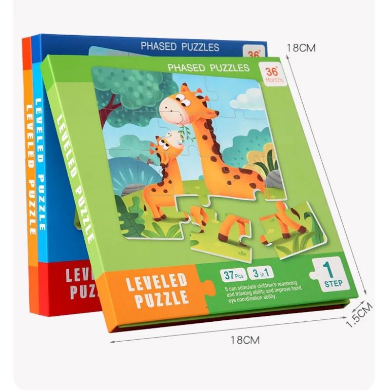 어린이 휴대용 자석 나무 퍼즐 만화 패턴 바쁜 조용한 책 직소 퍼즐 게임 키즈 몬테소리 교육용 장난감