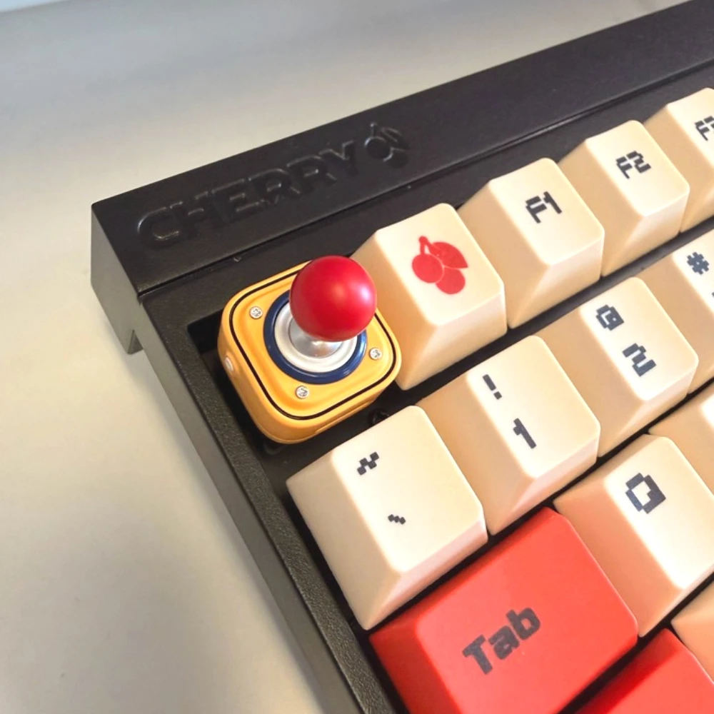 Resin Arcade Joystick Shape Keycap Cute Retro Gaming Decorative Cap Personalized Mod Accessory Mechanical Gaming Keyboard