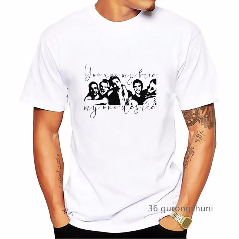 New Arrival 2025 Backstreet Boys Graphic Print Tshirt Men Hip Hop Music Lover T Shirt Homme White T-Shirt Female Dropshipping