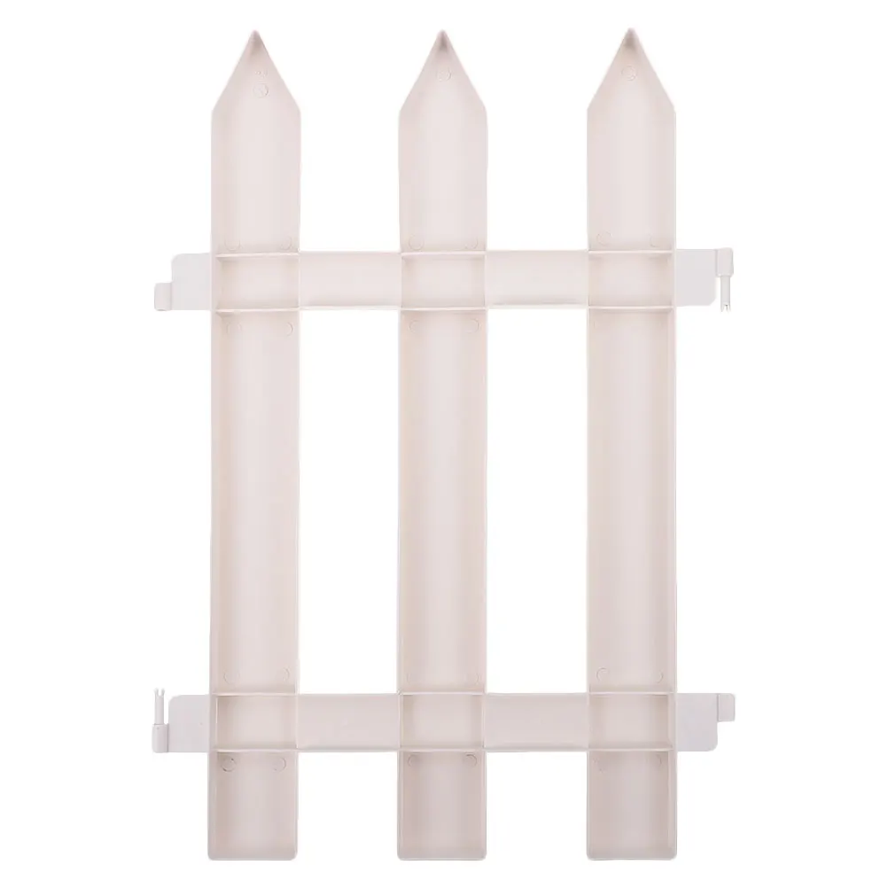 

Fence Plastic Gardening Outdoor Decorative Courtyard Partition Christmas DIY Scene Adornment White