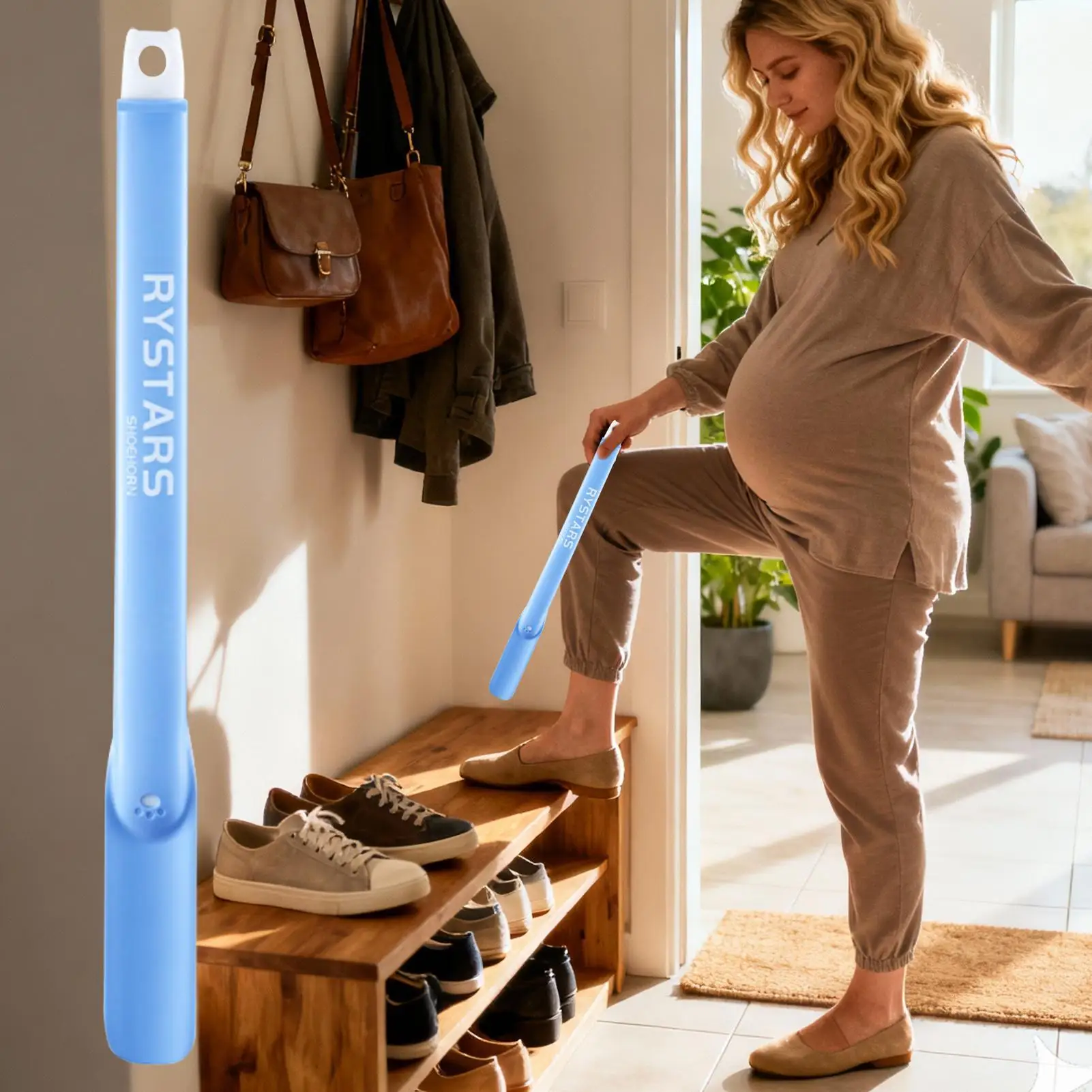 multifunctional Adjustable Telescopic Shoe Horn With Long Handle For Elderly, Pregnant Women, Lazy People, Home Use