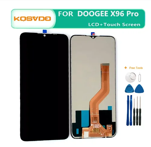 New Original DOOGEE X96 LCD Display + Screen Touch Digitized Assembly Replacement With Tools For DOOGEE X96 Pro Phone