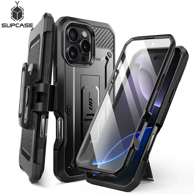 

SUPCASE For iPhone 16 Pro Max Case 6.9" (2024) UB Pro Full-Body Heavy Duty Rugged Phone Case with Built-in Screen Protector