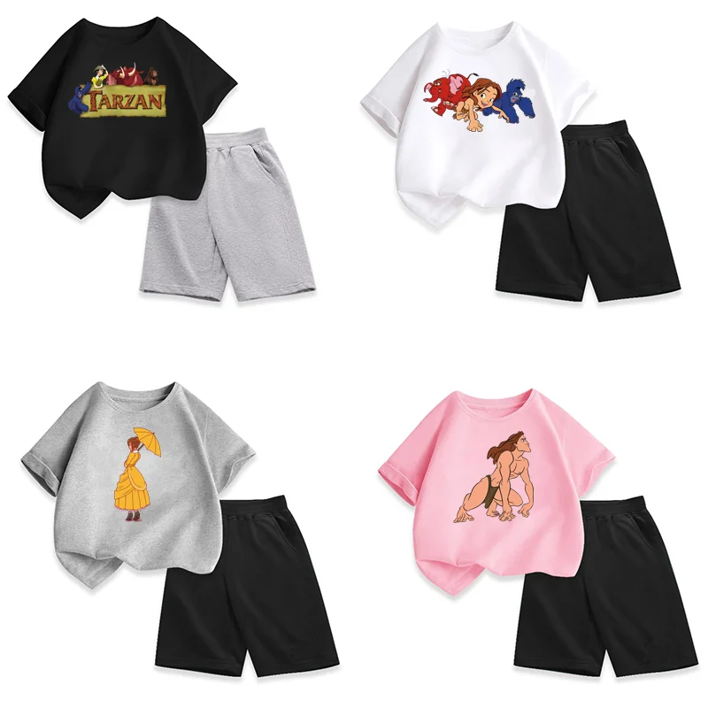 Disney Children\'s cartoon film Tarzan fusible clothing patches heat transfer vinyl Applique for clothes
