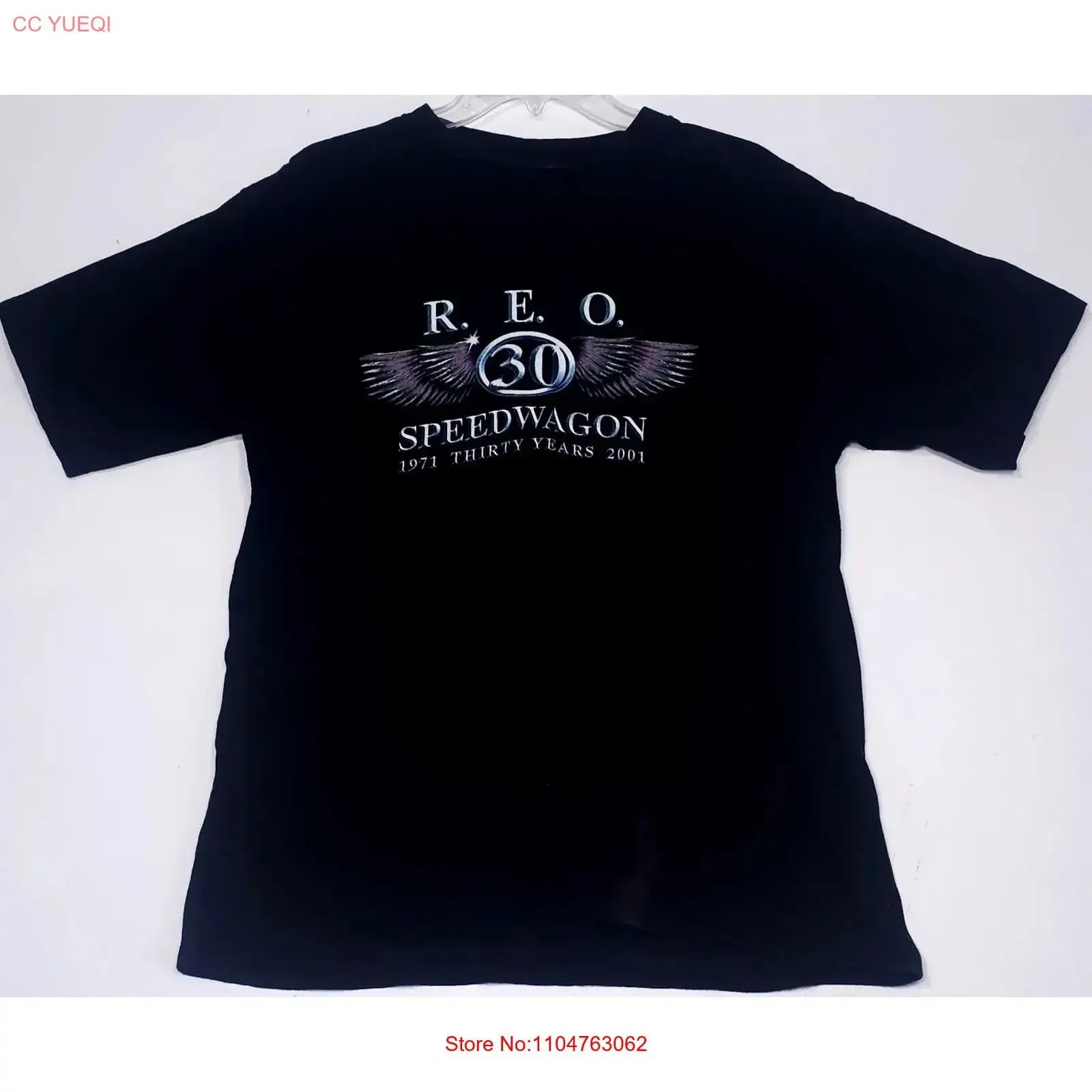 Vintage REO Speedwagon ConcerT T Shirt Large 30th Anniversary All Sport Events USA vintage Washed fashion Comfortable