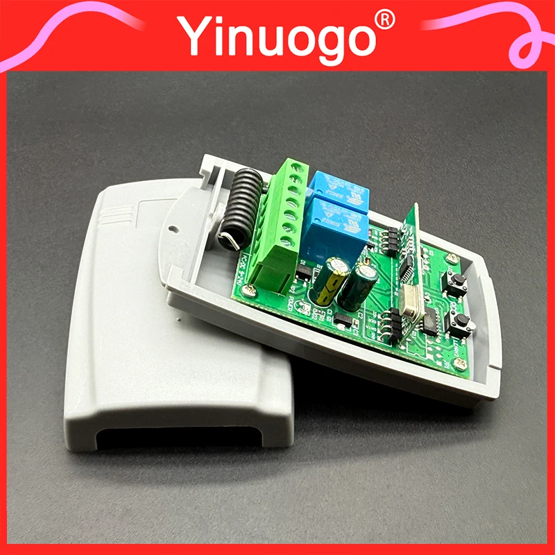 جهاز استقبال باب المرآب 433.92 ميجا هرتز 9 فولت - 24 فولت تيار متردد/تيار مستمر لجهاز التحكم عن بعد للبوابة الكهربائية MOTORLINE FALK RCM MX4SP MXS4SP MX5SP #1