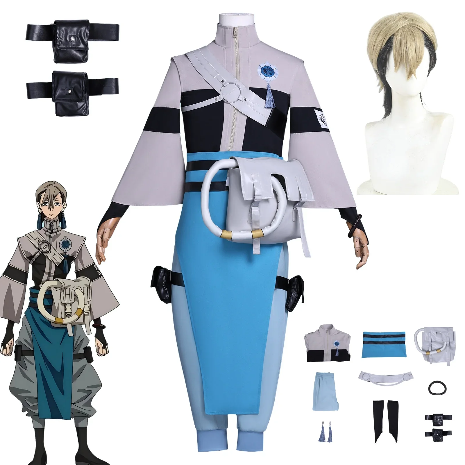 

Men Woman Christmas Halloween Party Clothing 2025 Zanka Cosplay Anime Gachiakuta Costume