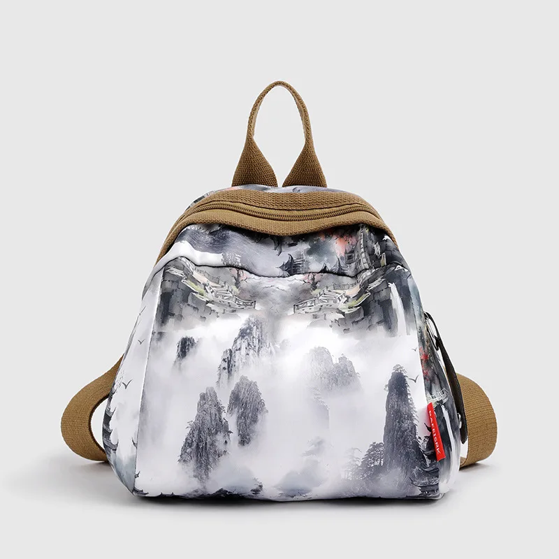 2024 New Single Shoulder Bag with Large Capacity Lightweight Commuting Fashion Casual Oxford Cloth Women's Shell Backpack