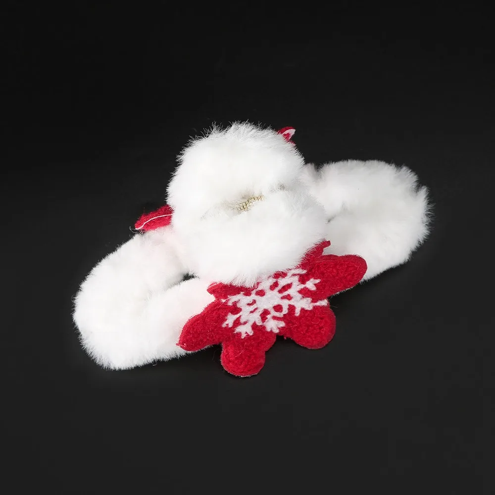 Xmas Headwear Christmas Hair Clip Christmas Tree Hairpin Santa Claus Grab Clip Shark Clip Cartoon Snowflake Hair Claw