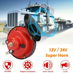 24V Air Horn for Car Snail Electric Horn 24V Power Supplies Boat Motorcycles Automotive Loudspeaker Car Speaker Sound Signal