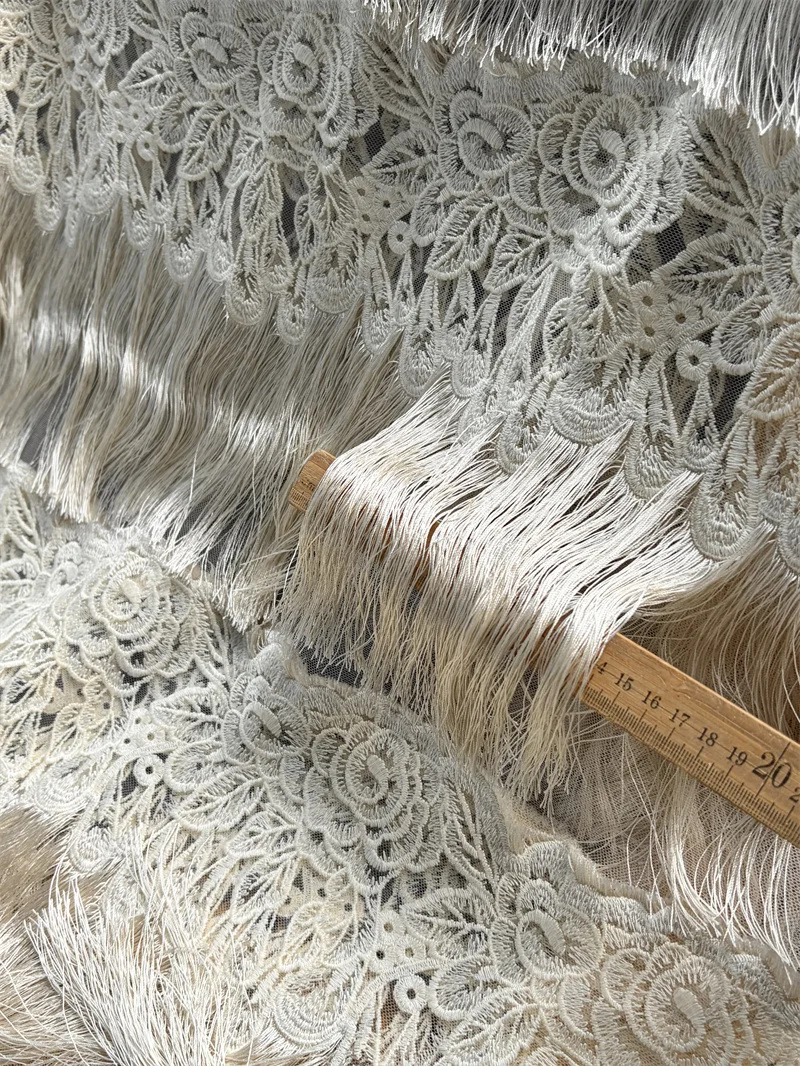 새롭고 독특한 디자인의 3D 태슬 자수 메쉬 원단, 의 - Embroidery Unique Design 리뷰 및 가격