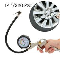 1pcs Car Motorcycle Multifunctional Tire Air Pressure Monitoring Gauge Tester Air Compressor Dial Meter Inflator Pump Tools